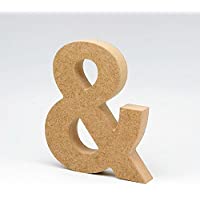 LA LLUNA ALWAYS CREATING Letras de Madera. Letras Grandes de Madera DM de 20cm de Alto para decoración y Manualidades…